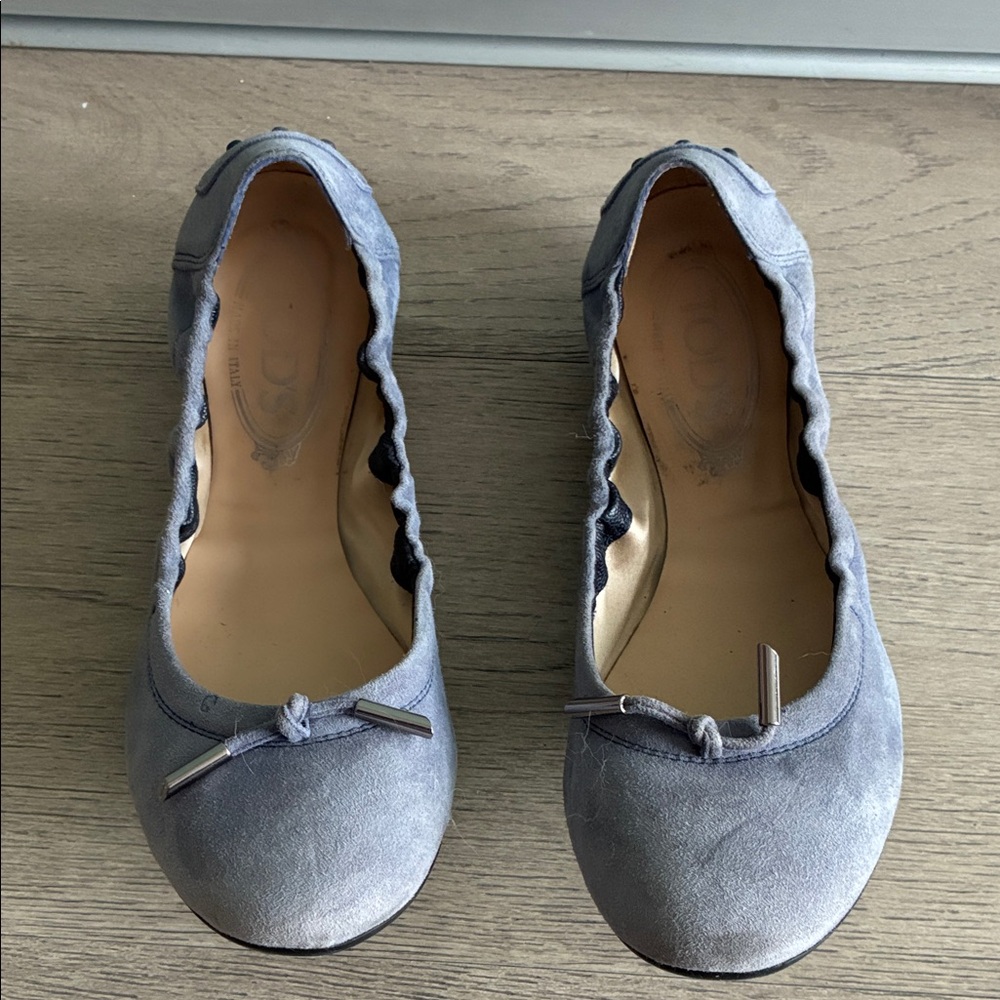 Tod's  Blue Ballet Flats